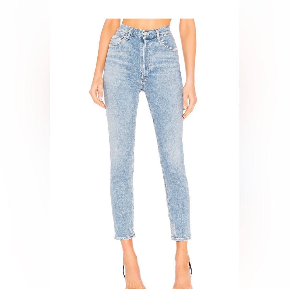 Agolde Nico High Rise Slim Fit in Embark
